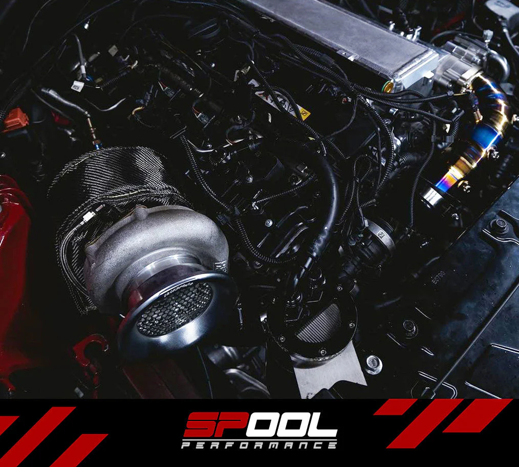 Spool Performance Billet Manifold A90 Supra 2 Port Top Mount Turbocharger Kit - Image 11