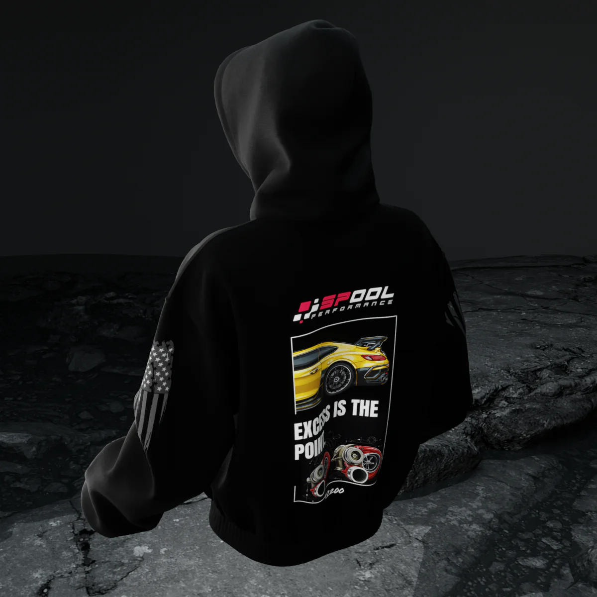 Spool Racewear – Excess Is The Point Premium Hoodie - Image 3