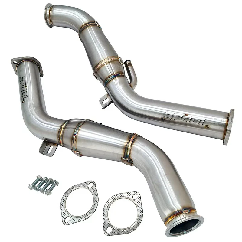 Spool VR30DDTT Full 4 Inch Downpipes Upgrade [Race Downpipes] | Infiniti Q50 Q60 RZ34 [VR30] - Image 3
